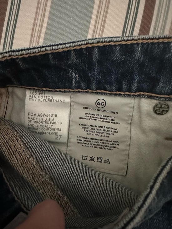 AG Adriano Goldschmied Blue Jean Shorts - Picture 5 of 5